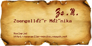 Zsengellér Mónika névjegykártya